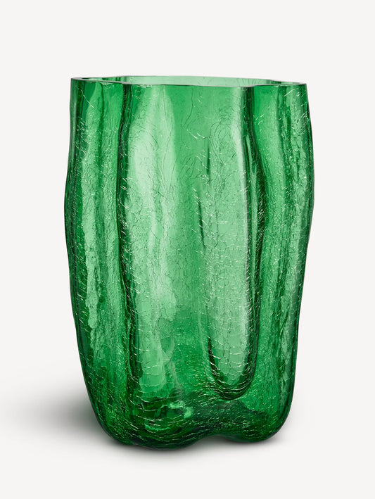 KostaBoda Crackle vas grön 370mm